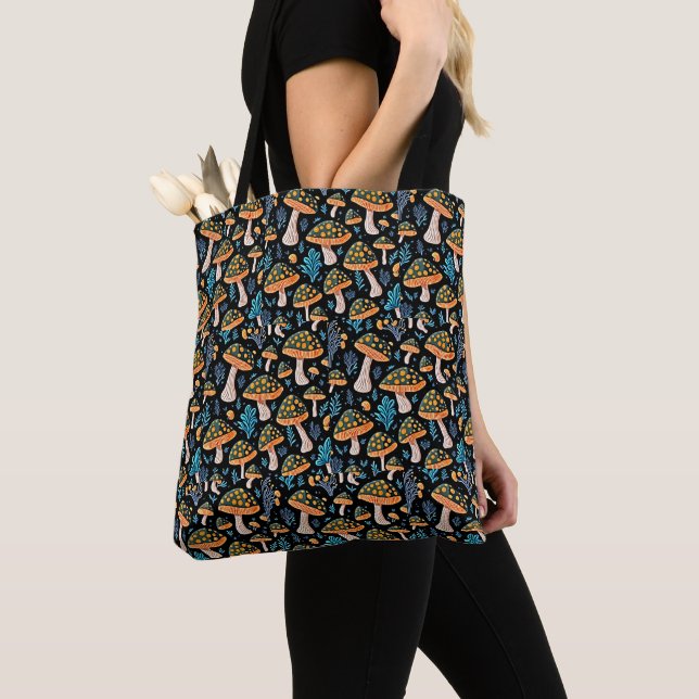 Musambre bioluminiscente Groovy - Bolsa retro Tote (Detalle)