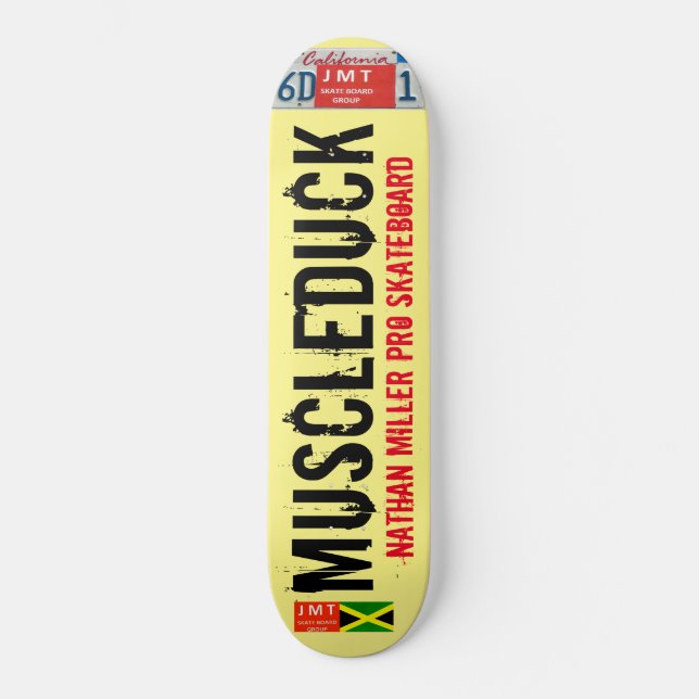 MUSCLEDUCK NATHAN MILLER JMT USA Skateboard (Anverso)