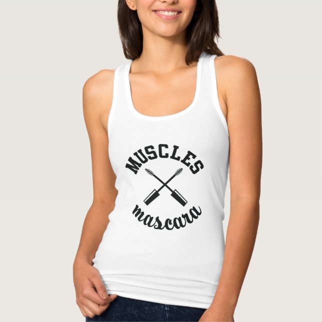 Muscles and Mascara Raceback Tank Top (Anverso)