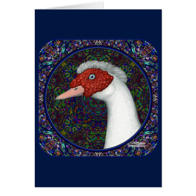 Muscovy Duck Head White (Frente)