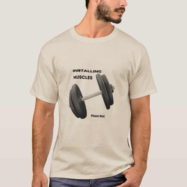 Musculación de camisetas con logotipo (Anverso)