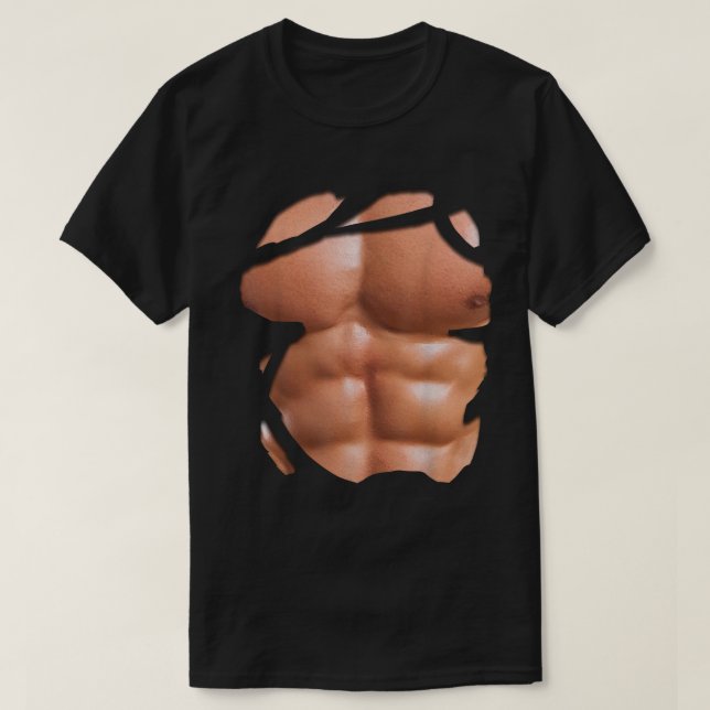 Músculo falso debajo de ropa camiseta de camisas s (Diseño del anverso)