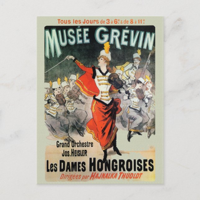 Musee Grevin Reedición de la tarjeta postal de cos (Anverso)