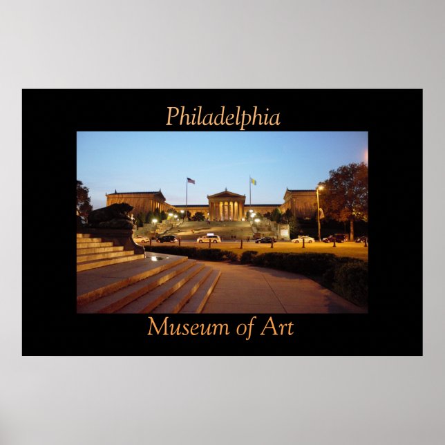Museo de Arte de Filadelfia Poster (Frente)