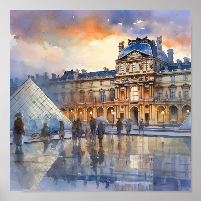 Museo del Louvre Arte de París (Frente)