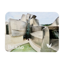 Museo Guggenheim en el imán frigorífico Bilbao