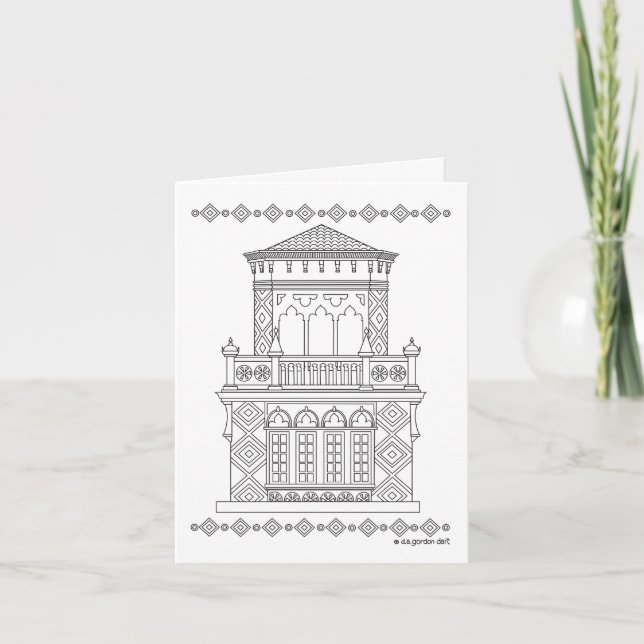 Museo Ringling Ca'd'Zan - Tarjeta en blanco (Anverso)