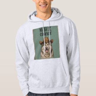 "Mush It, Cowboy" Sudadera con capucha para adulto
