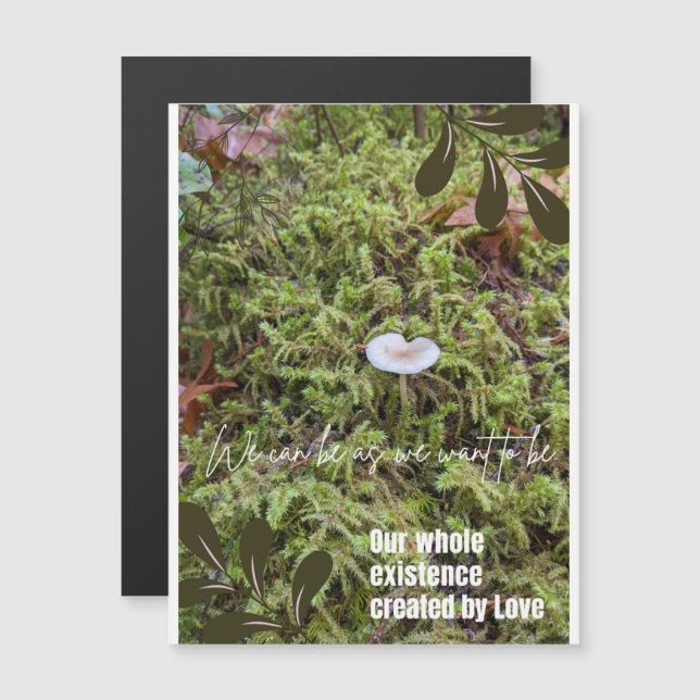 Mushroom de Belknap con el imán de citas de conexi (Anverso/Reverso)