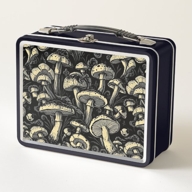 Mushroom Magic Metalizado Lunch Box (Anverso)