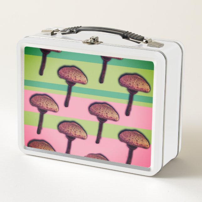 Mushrooms Art Funny Lunchbox (Anverso)