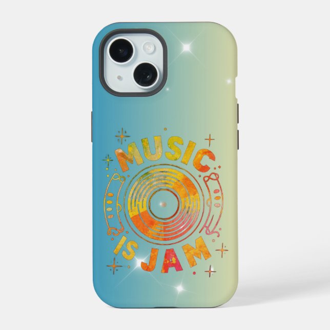 Music is Jam Phone Case (Reverso )