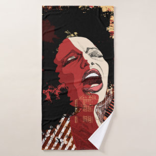Music Jazz - cantante de jazz afroamericano en gru