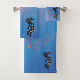 Music Notes Moon Stars Kokopelli