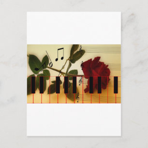 Music Piano Keys nota instrumentos de Rosas de pro