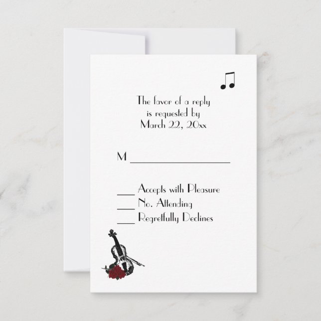 Music RSVP (Anverso)