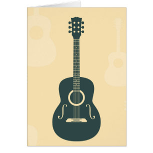 Música acústica de guitarra retro