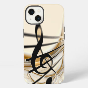 Música - clave de sol funda para iPhone Case-Mate