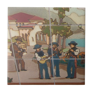 MÚSICA DE BALDOSA CERÁMICA DE LA ISLA CATALINA