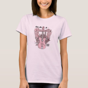 Música de Binshre Women's Nashville T Camisetas Co