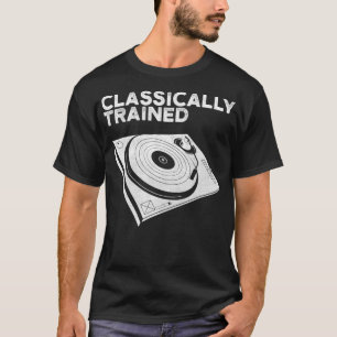 Música de camiseta de DJ transformable con formaci