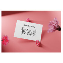 Música de Canción de Pájaro Caprichosa Tarjeta de 