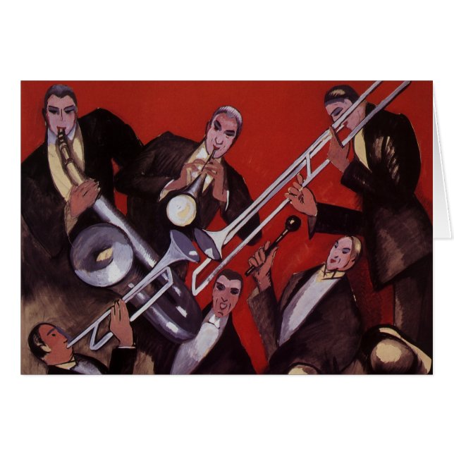 Música de época, Banda De Jazz Musical De Estilo A (Anverso (Horizontal))