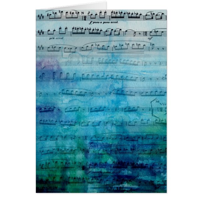 Música de fondo azul (Frente)