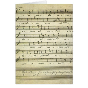 Música de hojas antiguas, puntuación musical de 18