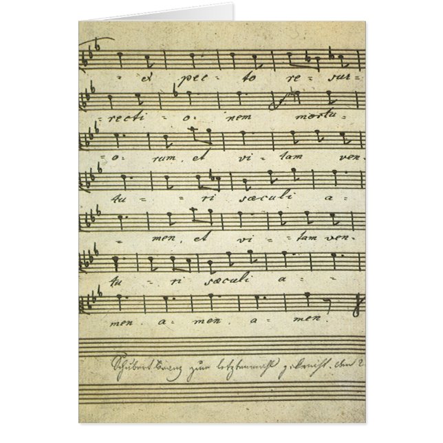 Música de hojas antiguas, puntuación musical de 18 (Frente)