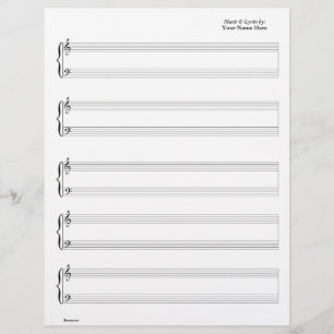 Música de hojas - Piano y vocal (Escribe tu propia