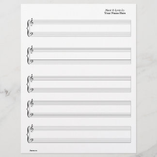 Música de hojas - Piano y vocal (Escribe tu propia