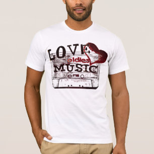 Música de los viejos amigos del amor 4 camisetas
