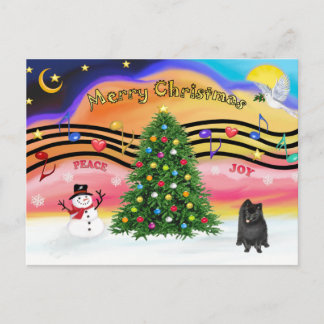 Música de Navidad 2 - Pomerania (negro)