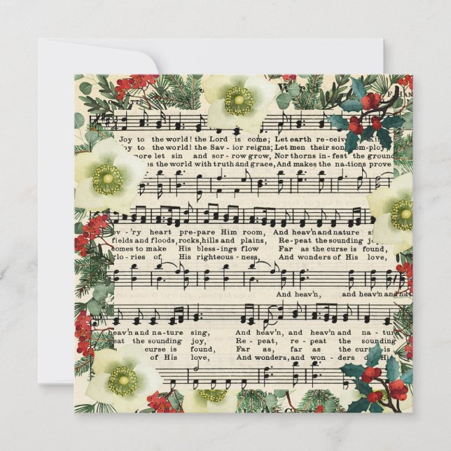 Música de Navidad, Alegría al Mundo, (Anverso)