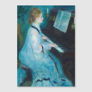 Música de piano de mujer de Renoir