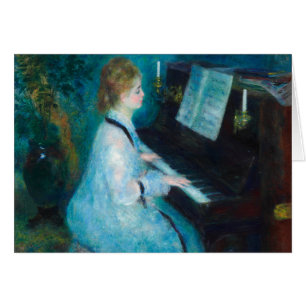 Música de piano de mujer de Renoir