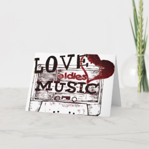 Música de veteranos de amor 2 tarjetas de felicita