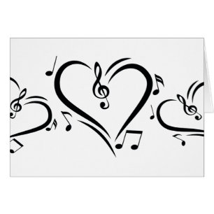 Música del amor del Clef del ilustracion