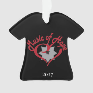 Música del ornamento de la demostración de la