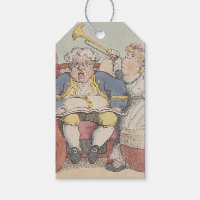 Música - Etiqueta de regalo (Anverso)