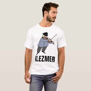 MÚSICA KLEZMER, camisetas judías, violinista