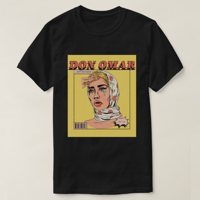 Música Latina - Camiseta Clásica Don Omar (Diseño del anverso)