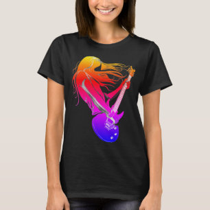 música mujeres camisetas jazz guitarrista brass