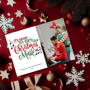 Música navidad muy temprano Personalizado