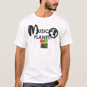 MÚSICA PLANETA Camiseta básica masculina