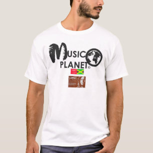 MÚSICA PLANETA Camiseta básica masculina