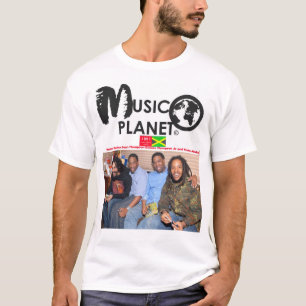 MÚSICA PLANETA Camiseta básica masculina