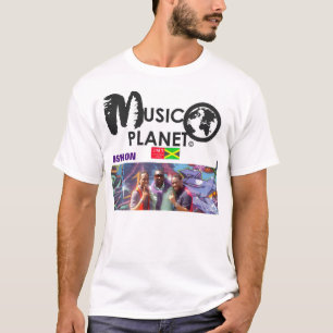 MÚSICA PLANETA DSHON Camiseta básica masculina