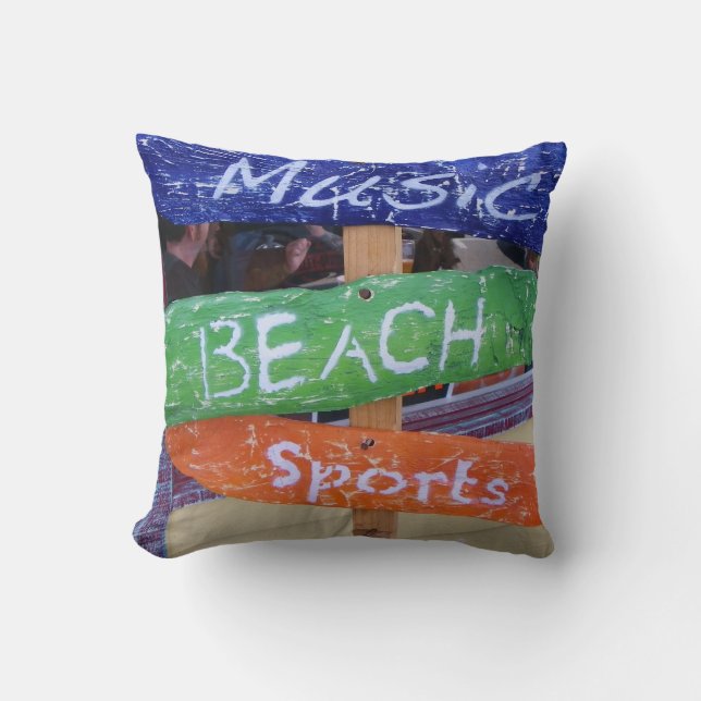 ¡Música, playa, almohada deportiva! (Anverso)